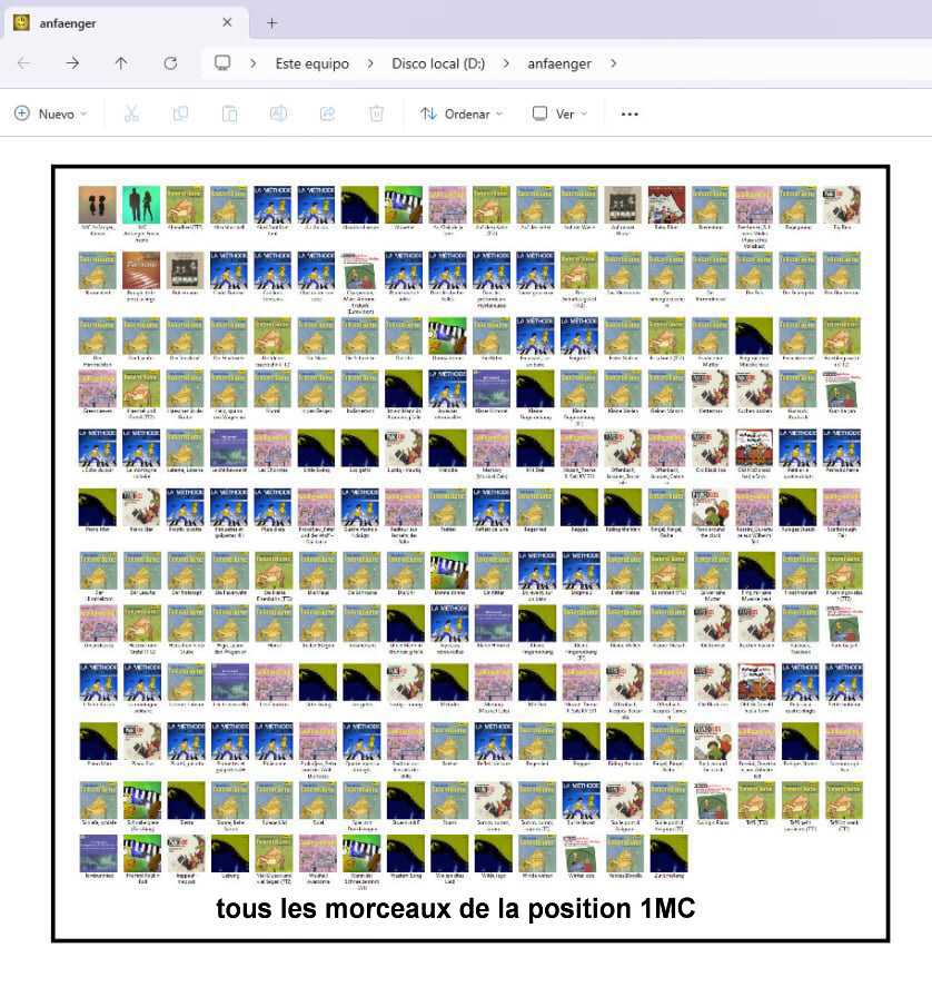 Le concept pédagogique offre de nombreuses possibilités. Le choix des morceaux est adapté à chaque élève.