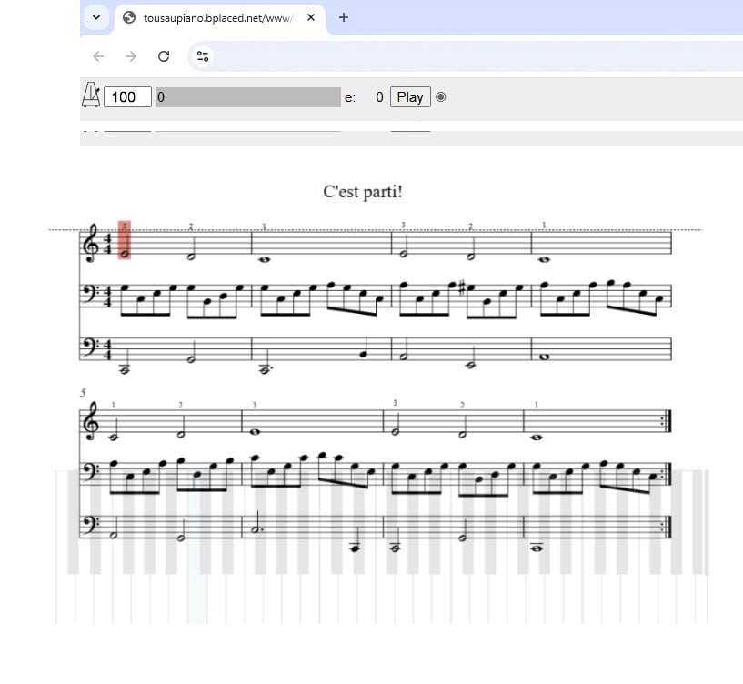Même la première pièce se caractérise par un son général motivant.