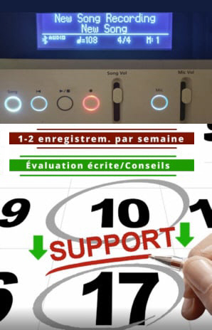 Concept de coaching personnel: enregistre ton jeu et reçois une évaluation professionnelle de ton professeur.