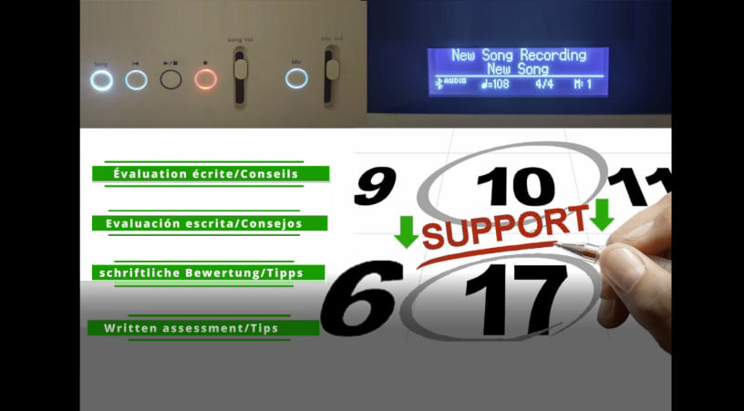 Je propose d'évaluer 1 à 2 enregistrements par semaine et de te donner des conseils.